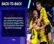 Borussia Dortmund hold a slender advantage in their semi-final against PSG after a 1-0 win in the first leg
