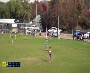 BFNL: Golden Square's Ricky Monti sells the candy and kicks a classy goal v Kangaroo Flat from dogged candy 12