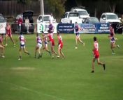 BFNL: Gisborne's Harry Luxmoore kicks goal number six against South Bendigo from six and gill