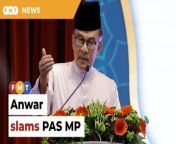 The prime minister says MPs, who earn high salaries and receive allowances, aren’t low-income earners.&#60;br/&#62;&#60;br/&#62;Read More: &#60;br/&#62;https://www.freemalaysiatoday.com/category/nation/2024/04/02/anwar-slams-pas-man-for-claiming-some-pn-mps-in-b40/&#60;br/&#62;&#60;br/&#62;Laporan Lanjut: &#60;br/&#62;https://www.freemalaysiatoday.com/category/bahasa/tempatan/2024/04/02/gaji-puluh-ribu-anwar-bidas-dakwaan-pembangkang-ahli-parlimen-masih-b40/&#60;br/&#62;&#60;br/&#62;Free Malaysia Today is an independent, bi-lingual news portal with a focus on Malaysian current affairs.&#60;br/&#62;&#60;br/&#62;Subscribe to our channel - http://bit.ly/2Qo08ry&#60;br/&#62;------------------------------------------------------------------------------------------------------------------------------------------------------&#60;br/&#62;Check us out at https://www.freemalaysiatoday.com&#60;br/&#62;Follow FMT on Facebook: https://bit.ly/49JJoo5&#60;br/&#62;Follow FMT on Dailymotion: https://bit.ly/2WGITHM&#60;br/&#62;Follow FMT on X: https://bit.ly/48zARSW &#60;br/&#62;Follow FMT on Instagram: https://bit.ly/48Cq76h&#60;br/&#62;Follow FMT on TikTok : https://bit.ly/3uKuQFp&#60;br/&#62;Follow FMT Berita on TikTok: https://bit.ly/48vpnQG &#60;br/&#62;Follow FMT Telegram - https://bit.ly/42VyzMX&#60;br/&#62;Follow FMT LinkedIn - https://bit.ly/42YytEb&#60;br/&#62;Follow FMT Lifestyle on Instagram: https://bit.ly/42WrsUj&#60;br/&#62;Follow FMT on WhatsApp: https://bit.ly/49GMbxW &#60;br/&#62;------------------------------------------------------------------------------------------------------------------------------------------------------&#60;br/&#62;Download FMT News App:&#60;br/&#62;Google Play – http://bit.ly/2YSuV46&#60;br/&#62;App Store – https://apple.co/2HNH7gZ&#60;br/&#62;Huawei AppGallery - https://bit.ly/2D2OpNP&#60;br/&#62;&#60;br/&#62;#FMTNews #AnwarIbrahim #PAS #B40 #Subsidiary