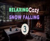Cozy Cabin Fireplace: Serene Snowfall Ambience &#124; ASMR&#60;br/&#62;&#60;br/&#62;Welcome to your virtual escape to a cozy cabin nestled in the heart of a winter wonderland. Let the crackling fireplace and gentle snowfall transport you to a place of tranquility and relaxation. This two-hour video is perfect for creating a cozy ambiance during chilly evenings or as a soothing background while you work, study, or unwind. Immerse yourself in the warmth of the fire and the peaceful serenity of falling snowflakes as you embrace the beauty of nature from the comfort of your own home.