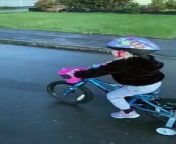 A three-year-old girl with a heart condition is set to cycle 82 miles for charity from naked kisii girls