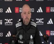 Manchester United boss Erik Ten Hag said Lautaro Martinez could be fit to face Brentford and that Luke Shaw would be back before end of the season&#60;br/&#62;Manchester, UK