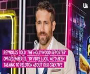 Ryan Reynolds Reveals How Quickly Peloton Ad With Chris Noth Came About