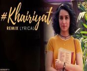 Khairiyat Lyrics from Chhichhore by Arijit Singh is Hindi song feat Sushant Singh and Shraddha Kapoor. Pritam has composed its music and Amitabh Bhattacharya has written it.&#60;br/&#62;&#60;br/&#62; Get Khairiyat Lyrics@ https://zee.gl/1Yd0PY&#60;br/&#62;&#60;br/&#62;Thanks for watching..!!!&#60;br/&#62;Do Like, Share, Comment &amp; Subscribe For More..!!&#60;br/&#62;►Subscribe◄&#60;br/&#62; https://www.youtube.com/channel/UCNRW61Q8RUIhAZ2EidsHq6Q?sub_confirmation=1&#60;br/&#62;Follow Us On Dailymotion:&#60;br/&#62; https://bit.ly/37qRlzb&#60;br/&#62;Watch our other videos also...!!&#60;br/&#62; https://bit.ly/2MLsIU2&#60;br/&#62;►Explore Our Playlists:&#60;br/&#62; https://bit.ly/2BN9fQF&#60;br/&#62;Also Visit Our Other Channels :)&#60;br/&#62;►Topniso-A Borsof Channel :&#60;br/&#62; https://bit.ly/37edwZf&#60;br/&#62;►Official Borsof Channel :&#60;br/&#62; https://bit.ly/2AisMrT&#60;br/&#62;►Checkout MehenQueen Channel :&#60;br/&#62; https://bit.ly/3dOjCC1&#60;br/&#62;▷ NeedyTuber : https://www.youtube.com/needytuber&#60;br/&#62;►Join Us Now:&#60;br/&#62;https://www.facebook.com/borsof/&#60;br/&#62;https://www.facebook.com/MehenQueen&#60;br/&#62;&#60;br/&#62;►Watch More :)&#60;br/&#62;ALLAH FULL LYRICAL VIDEO SONG LYRICS - Jass Manak - ALLAH LYRICS - LATEST PUNJABI LYRICAL VIDEO SONG&#60;br/&#62; https://youtu.be/8KAQoF-zIMk&#60;br/&#62;Sun Meri Shehzadi (New Version) Full Lyrical Video Song &#124; Sun Meri Shehzadi Lyrics &#124; Hindi Love Song&#60;br/&#62; https://youtu.be/hKsVCTzuhAY&#60;br/&#62;MERA PYAR TERA PYAR Full Lyrical Video Song - Jalebi &#124; Arijit Singh &#124; Jeet - FULL SONG WITH LYRICS&#60;br/&#62; https://youtu.be/wNKUI94dgsM&#60;br/&#62;DUNIYA LYRICAL VIDEO SONG – Luka Chuppi - DUNIYA LYRICS - Akhil, Dhvani Bhanushali &#124; FULL SONG LYRIC&#60;br/&#62; https://youtu.be/WmfTb_QgYB8&#60;br/&#62;Kuch Bhi Ho Jaye (Remix) Lyrical Video Song - B Praak x Jaani - Punjabi Song 2020 - FULL SONG LYRICS &#60;br/&#62; https://youtu.be/difTyoh26ag&#60;br/&#62;GENDA PHOOL (REMIX) FULL LYRICAL VIDEO SONG - Badshah &#124; Payal Dev &#124; Jacqueline - GENDA PHOOL LYRICS&#60;br/&#62; https://youtu.be/VvytU4fUAoU&#60;br/&#62;Kaise Hua Lyrical Video Song – Kabir Singh &#124; Vishal Mishra - Kaise Hua Lyrics - FULL SONG LYRICS&#60;br/&#62; https://youtu.be/KrA05w9BkB0&#60;br/&#62;Dil Mein Ho Tum Full Lyrical Video Song – Why Cheat India - Armaan Malik - Dil Mein Ho Tum Lyrics&#60;br/&#62; https://youtu.be/da6L-0XIt08&#60;br/&#62;DIL KYA KARE FULL LYRICAL VIDEO SONG - Shrey Singhal - DIL KYA KARE LYRICS - FULL SONG WITH LYRICS&#60;br/&#62; https://youtu.be/VrllWxUB4ZQ&#60;br/&#62;VAASTE LYRICAL VIDEO SONG – DHVANI BHANUSHALI - VAASTE LYRICS - FULL SONG WITH LYRICS - LATEST SONG&#60;br/&#62; https://youtu.be/ZvoZWsXAEgk&#60;br/&#62;Thodi Jagah Lyrical Video Song – Marjaavaan &#124; Arijit Singh - Thodi Jagah Full Song with Lyrics&#60;br/&#62; https://youtu.be/P5Vud-0g7uk ►Join Amazon Prime Music For More Such Latest Songs!&#60;br/&#62; New Offer Link : http://amazon.in/music/prime?tag=nirdeshshah-21&#60;br/&#62;►Sign Up To Amazon Prime Video For Latest Movies &amp; Shows!&#60;br/&#62;Limited Time Deal Link:&#60;br/&#62;https://primevideo.com?tag=nirdeshshah-21