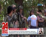 Nag-inspeksyon sa Masungi Georeserve sa Baras, Rizal si DILG Secretary Benhur Abalos kanina.&#60;br/&#62;&#60;br/&#62;&#60;br/&#62;24 Oras Weekend is GMA Network’s flagship newscast, anchored by Ivan Mayrina and Pia Arcangel. It airs on GMA-7, Saturdays and Sundays at 5:30 PM (PHL Time). For more videos from 24 Oras Weekend, visit http://www.gmanews.tv/24orasweekend.&#60;br/&#62;&#60;br/&#62;#GMAIntegratedNews #KapusoStream&#60;br/&#62;&#60;br/&#62;Breaking news and stories from the Philippines and abroad:&#60;br/&#62;GMA Integrated News Portal: http://www.gmanews.tv&#60;br/&#62;Facebook: http://www.facebook.com/gmanews&#60;br/&#62;TikTok: https://www.tiktok.com/@gmanews&#60;br/&#62;Twitter: http://www.twitter.com/gmanews&#60;br/&#62;Instagram: http://www.instagram.com/gmanews&#60;br/&#62;&#60;br/&#62;GMA Network Kapuso programs on GMA Pinoy TV: https://gmapinoytv.com/subscribe