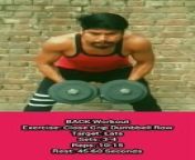❌ DUMBBELL CLOSE GRIP ROW ✔️ &#60;br/&#62;Which exercise is most effective for Back? &#60;br/&#62;#heermlgangaputra #naturalbodybuilding