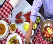Chef Josh Thoma showed the Mid-Morning crew how he makes Smack Shack’s iconic lobster roll