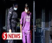 A 26-year-old part-time model has been charged with killing her lover.&#60;br/&#62;&#60;br/&#62;A. Tamilselvi was accused of killing V. Gawsigan, 26, at a house in Rimbayu Perennia in Teluk Panglima Garang, Kuala Langat at around 5.30am on March 11.&#60;br/&#62;&#60;br/&#62;Read more at https://tinyurl.com/2hrhres5&#60;br/&#62;&#60;br/&#62;WATCH MORE: https://thestartv.com/c/news&#60;br/&#62;SUBSCRIBE: https://cutt.ly/TheStar&#60;br/&#62;LIKE: https://fb.com/TheStarOnline&#60;br/&#62;