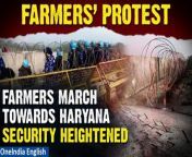 Concrete slabs, iron nails, barricades, barbed wires, police and paramilitary personnel deployed at Kurukshetra in Haryana as Punjab farmers are on their way to Delhi. Farmers, on their way to Delhi, have crossed Punjab and are moving towards Haryana. &#60;br/&#62; &#60;br/&#62; &#60;br/&#62;#FarmersProtest #HaryanaBorder #HaryanaBorderTraffic #HaryanaBorderSecurity #HaryanaForcesSinghuBorder #ConcreteSlabs #TrafficFarmersProtest #DelhiNoidaBorder #UPFarmers #MarchToParliament #TrafficJam #ProtestMovement #AgriculturalReform #MSPGuarantee #PensionForFarmers #CropInsurance #FIRQuashing #Solidarity #RuralRights #SocialJustice #LandAcquisition #CentralForces #SupportFarmers #PeoplesProtest #Activism #DemandJustice&#60;br/&#62;~HT.178~PR.152~ED.102~GR.121~