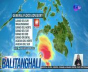 Pinaaalerto pa rin ang mga taga-Mindanao sa banta ng baha!&#60;br/&#62;&#60;br/&#62;&#60;br/&#62;Balitanghali is the daily noontime newscast of GTV anchored by Raffy Tima and Connie Sison. It airs Mondays to Fridays at 10:30 AM (PHL Time). For more videos from Balitanghali, visit http://www.gmanews.tv/balitanghali.&#60;br/&#62;&#60;br/&#62;#GMAIntegratedNews #KapusoStream&#60;br/&#62;&#60;br/&#62;Breaking news and stories from the Philippines and abroad:&#60;br/&#62;GMA Integrated News Portal: http://www.gmanews.tv&#60;br/&#62;Facebook: http://www.facebook.com/gmanews&#60;br/&#62;TikTok: https://www.tiktok.com/@gmanews&#60;br/&#62;Twitter: http://www.twitter.com/gmanews&#60;br/&#62;Instagram: http://www.instagram.com/gmanews&#60;br/&#62;&#60;br/&#62;GMA Network Kapuso programs on GMA Pinoy TV: https://gmapinoytv.com/subscribe