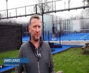James Jones discusses the popularity of Padel tennis at new courts opened at Tonbridge Golf Centre.