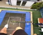 Prepare to be amazed as this awe-inducing video takes you on a thrilling first-person journey of a man flawlessly executing a double backflip on a trampoline. Witness the adrenaline-pumping feat from every angle in this jaw-dropping display of skill and precision.&#60;br/&#62;&#60;br/&#62;Video ID: &#60;br/&#62;&#60;br/&#62;#trampoline #backflip #amazing #incredible #awesome #stunt #extremesports #viralvideo #adrenaline #skills #mastery #thrilling #firstperson #epic #action #mindblowing #viralcontent #entertainment #funnycontent&#60;br/&#62;&#60;br/&#62;