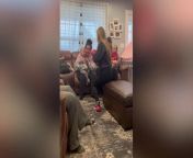 A couple who struggled through 15 years of infertility before adopting twins has shared the beautiful moment the youngsters discovered their parents had also adopted their newborn biological sister, who they were meeting for the first time. During the first 15 years of their marriage, Nathan and Sheena Phelps experienced nine miscarriages and three failed IVF attempts. The couple, from Pleasant Ridge, Kentucky, got a call from an adoption agency in 2021, saying two healthy, three-month-old twins were ready for adoption that day. Having welcomed twins Sadie and Noah into their home, Nathan, 45, and Sheena, 38, discovered the following year that the twins&#39; birth mom was pregnant again. As the baby had the same birth dad as Sadie and Noah, their biological mother expressed that she would like her new baby to be adopted, too, so that the siblings could all be together. Nathan and Sheena agreed – and after baby Eden was born, the couple met her birth parents before bringing her to their home the following day. With the camera rolling, Nathan and Sheena&#39;s god-daughter carried Eden into the Phelps&#39; living room, where the couple sat, each holding one of the twins. As soon as they laid eyes on baby Eden, Sadie and Noah, then 16 months old, began to smile and tried to lift themselves to get a closer look at their baby sister.
