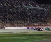 Get a slow-motion view of the incredible 0.003 photo finish between Daniel Suárez, Ryan Blaney and Kyle Busch from Atlanta Motor Speedway.