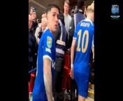 Enzo Fernandez had to be led away after being mocked by a Liverpool fan following Chelsea&#39;s defeat in the Carabao Cup final.&#60;br/&#62;&#60;br/&#62;As the 23-year-old made the long walk up the Wembley stairs a Liverpool fan called out, &#39;Enzo, unlucky lad,&#39; before bursting out into laughter. Fernandez was incensed by the provocation and glared directly back at the supporter.&#60;br/&#62;&#60;br/&#62;The Argentinian has endured a torrid time at Stamford Bridge since arriving for a British-record £ 107 million fee during Graham Potter&#39;s time in charge of the club in January last year.&#60;br/&#62;&#60;br/&#62;Sunday&#39;s clash offered the former Benfica star his first opportunity for silverware with the Blues, but it wasn&#39;t to be.&#60;br/&#62;&#60;br/&#62;Both teams had goals ruled out by VAR at Wembley, and Fernandez scuppered a golden opportunity to give his team the lead when he attempted a backheel rather than playing in a teammate early in the second half.&#60;br/&#62;&#60;br/&#62;The game remained goalless deep into extra-time before Virgil van Dijk netted from a late corner to secure victory for the Reds.&#60;br/&#62;&#60;br/&#62;Frustrations among from Mauricio Pochettino&#39;s side were palpable following the final whistle, though none more so than from Fernandez as he went to collect his runners-up medal.&#60;br/&#62;&#60;br/&#62;As the 23-year-old made the long walk up the Wembley stairs a Liverpool fan called out, &#39;Enzo, unlucky lad,&#39; before bursting out into laughter.&#60;br/&#62;&#60;br/&#62;Fernandez was incensed by the provocation and glared directly back at the supporter.&#60;br/&#62;&#60;br/&#62;The reaction only served to further erupt the fan into laughter, however, and he was then promptly ushered away by his teammate, Jimi Tauriainen.&#60;br/&#62;&#60;br/&#62;The fan later shared the footage on social media writing: &#39;Can someone get some food he must be real hungry, real bitey there only said better look next year wanted to punch me on 200k a week plus n has just fronted me&#39;&#60;br/&#62;&#60;br/&#62;Fernandez wasn&#39;t the only one feeling the pressure after such an agonizing defeat, however.&#60;br/&#62;&#60;br/&#62;Some supporters on social media noticed that Pochettino appeared to snub Chelsea owner Todd Boehly after the defeat.&#60;br/&#62;