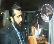 Power Couple Arjun Kapoor &amp; Malaika Arora spotted together in style. Like a caring boyfriend, Arjun had come to drop her love Malaika after attending an event in Mumbai.