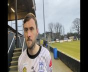 Match winner Fra McCaffrey spoke to the Newry Reporter after Newry City defeated Carrick Rangers 1-0.