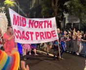 The Mid North Coast float made its debut at the 2024 Sydney Gay and Lesbian Mardi Gras. Volunteers from Coffs Harbour to Taree have been involved in making the float a reality.