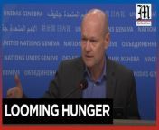 Gaza famine &#39;almost inevitable&#39; -- UN&#60;br/&#62;&#60;br/&#62;The UN warns that a famine in Gaza is likely unless the Israel-Hamas conflict ends soon. They highlight the difficulty of producing food locally in Gaza due to the ongoing war.&#60;br/&#62;&#60;br/&#62;Video by AFP &#60;br/&#62;&#60;br/&#62;Subscribe to The Manila Times Channel - https://tmt.ph/YTSubscribe &#60;br/&#62;Visit our website at https://www.manilatimes.net &#60;br/&#62; &#60;br/&#62;Follow us: &#60;br/&#62;Facebook - https://tmt.ph/facebook &#60;br/&#62;Instagram - https://tmt.ph/instagram &#60;br/&#62;Twitter - https://tmt.ph/twitter &#60;br/&#62;DailyMotion - https://tmt.ph/dailymotion &#60;br/&#62; &#60;br/&#62;Subscribe to our Digital Edition - https://tmt.ph/digital &#60;br/&#62; &#60;br/&#62;Check out our Podcasts: &#60;br/&#62;Spotify - https://tmt.ph/spotify &#60;br/&#62;Apple Podcasts - https://tmt.ph/applepodcasts &#60;br/&#62;Amazon Music - https://tmt.ph/amazonmusic &#60;br/&#62;Deezer: https://tmt.ph/deezer &#60;br/&#62;Tune In: https://tmt.ph/tunein&#60;br/&#62; &#60;br/&#62;#TheManilaTimes &#60;br/&#62;#worldnews &#60;br/&#62;#gaza &#60;br/&#62;#israelhamaswar