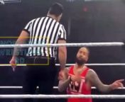 Jimmy uso sneak attack on LA knight hilariously goes wrong at WWE Road to Wrestlemania Supershow (March 9 2024)