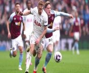 Tottenham Hotspur hammered 10-man Aston Villa 4-0 in the Premier League on Sunday thanks to four second-half goals, allowing them to close the gap with their Birmingham rivals to two points in the chase for Champions League football next season.