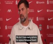 Jurgen Klopp says Mohamed Salah&#39;s &#39;personality&#39; is what makes him such an important player for Liverpool