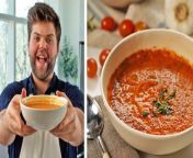 Try this delicious tomato soup that substitutes the stove for an oven. In this video, join Matthew Francis as he makes a creamy and comforting recipe for Sheet-Pan Tomato Soup. Unlike other tomato soups, Sheet-Pan Tomato Soup starts by roasting the vegetables in the oven. After roasting the cherry tomatoes, garlic, and onions, the flavors of each veggie is more concentrated. Blend everything together in a blender with spices and herbs before serving with toasted bread, grilled cheese, or on its own for dinner.