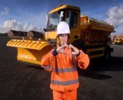 Letty Fenlon, from Thirsk, is the only Female Gritter Driver in the country Marking International Women&#39;s Day.