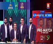 The Pavilion &#124; Karachi Kings vs Quetta Gladiators (Pre-Match) Expert Analysis &#124; 6 March 2024 &#124; PSL9&#60;br/&#62;&#60;br/&#62;Catch our star-studded panel on #ThePavilion as we bring to you exclusive analysis for every match, live only on #ASportsHD!&#60;br/&#62;&#60;br/&#62;#WasimAkram #PSL9#HBLPSL9 #MohammadHafeez #MisbahUlHaq #AzharAli #FakhareAlam #karachikings #quettagaladiators &#60;br/&#62;&#60;br/&#62;Catch HBLPSL9 every moment live, exclusively on #ASportsHD!Follow the A Sports channel on WhatsApp: https://bit.ly/3PUFZv5#ASportsHD #ARYZAP