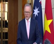 The Prime Minister has been hosting his Vietnamese counterpart Pham Minh Chính at parliament house, to discuss climate change, trade and strategic interests. The ministerial visit follows 2 days of meetings with political leaders from south-east Asia at the ASEAN summit in Melbourne.