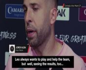 Jordi Alba hopes Messi injury is nothing from nothing and