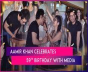 Aamir Khan marked his 59th birthday on March 14, with a memorable celebration. Aamir Khan celebrated his birthday with the paparazzi. Among the guests were his ex-wife, Kiran Rao, and the cast of ‘Laapataa Ladies’. This gathering, filled with camaraderie and laughter, truly embodied the spirit of joy surrounding Aamir Khan&#39;s special day.&#60;br/&#62;