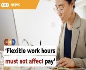 A women’s group says it would worsen the gender pay gap and suggest that caregiving responsibilities are less deserving of fair compensation.&#60;br/&#62;&#60;br/&#62;Read More: https://www.freemalaysiatoday.com/category/nation/2024/03/16/flexible-work-hours-must-not-lead-to-lower-pay-govt-told/&#60;br/&#62;&#60;br/&#62;Laporan Lanjut: https://www.freemalaysiatoday.com/category/bahasa/tempatan/2024/03/16/waktu-kerja-fleksi-tak-boleh-rendahkan-gaji-penjawat-awam-kerajaan-diberitahu/&#60;br/&#62;&#60;br/&#62;Free Malaysia Today is an independent, bi-lingual news portal with a focus on Malaysian current affairs.&#60;br/&#62;&#60;br/&#62;Subscribe to our channel - http://bit.ly/2Qo08ry&#60;br/&#62;------------------------------------------------------------------------------------------------------------------------------------------------------&#60;br/&#62;Check us out at https://www.freemalaysiatoday.com&#60;br/&#62;Follow FMT on Facebook: https://bit.ly/49JJoo5&#60;br/&#62;Follow FMT on Dailymotion: https://bit.ly/2WGITHM&#60;br/&#62;Follow FMT on X: https://bit.ly/48zARSW &#60;br/&#62;Follow FMT on Instagram: https://bit.ly/48Cq76h&#60;br/&#62;Follow FMT on TikTok : https://bit.ly/3uKuQFp&#60;br/&#62;Follow FMT Berita on TikTok: https://bit.ly/48vpnQG &#60;br/&#62;Follow FMT Telegram - https://bit.ly/42VyzMX&#60;br/&#62;Follow FMT LinkedIn - https://bit.ly/42YytEb&#60;br/&#62;Follow FMT Lifestyle on Instagram: https://bit.ly/42WrsUj&#60;br/&#62;Follow FMT on WhatsApp: https://bit.ly/49GMbxW &#60;br/&#62;------------------------------------------------------------------------------------------------------------------------------------------------------&#60;br/&#62;Download FMT News App:&#60;br/&#62;Google Play – http://bit.ly/2YSuV46&#60;br/&#62;App Store – https://apple.co/2HNH7gZ&#60;br/&#62;Huawei AppGallery - https://bit.ly/2D2OpNP&#60;br/&#62;&#60;br/&#62;#FMTNews #FlexibleWork #AllWomensActionSociety #GenderPayGap #WorkFromHome