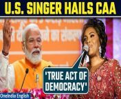 American singer Mary Millben expresses gratitude to Prime Minister Narendra Modi for implementing the Citizenship Amendment Act (CAA), calling it a &#39;true act of democracy&#39;. Stay tuned for more updates on this significant development.&#60;br/&#62; &#60;br/&#62;#MarryMilben #USNews #USIndiaRelations #CAA #CitizenshipAmendmentAct #CAAImplemented #CAAImplementedinIndia #CAARules #ModiGovernment #CitizenshipinIndia #Oneindia&#60;br/&#62;~PR.274~ED.101~GR.121~HT.96~
