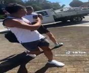 A video of the foot pursuit on the Central Coast which is circulating on social media. Video from TikTok