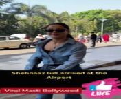 Shehnaaz Gill arrived at the Airport