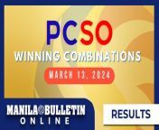 Here are the winning lotto combinations of the lotto draw results for the 9 p.m. draw on Wednesday, March 13.&#60;br/&#62;&#60;br/&#62;Subscribe to the Manila Bulletin Online channel! - https://www.youtube.com/TheManilaBulletin&#60;br/&#62;&#60;br/&#62;Visit our website at http://mb.com.ph&#60;br/&#62;Facebook: https://www.facebook.com/manilabulletin &#60;br/&#62;Twitter: https://www.twitter.com/manila_bulletin&#60;br/&#62;Instagram: https://instagram.com/manilabulletin&#60;br/&#62;Tiktok: https://www.tiktok.com/@manilabulletin&#60;br/&#62;&#60;br/&#62;#ManilaBulletinOnline&#60;br/&#62;#ManilaBulletin&#60;br/&#62;#LatestNews