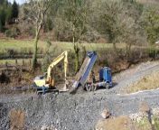 Corris Railway southern extension April 2024 update video from vale