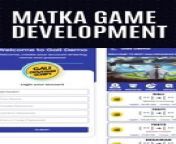 Matka app source code&#60;br/&#62;matka Game Development&#60;br/&#62;Satta Matka Game app development company&#60;br/&#62;&#60;br/&#62;To get free demo or to buy script contact us on whatsapp, our whatsapp contact number is +12137720779 or &#60;br/&#62;visit our website :- https://cuevasoft.com/satta-matka-development.php&#60;br/&#62;&#60;br/&#62;#matkaappdevelopment #sattamatkaappscript #sattamatkaappsourcecode&#60;br/&#62;&#60;br/&#62;