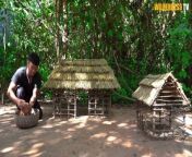 Watch as this adorable rescue rabbit builds its own country house and fish pond in this heartwarming video. Enjoy the peaceful scenes of nature and animal care in action !&#60;br/&#62;