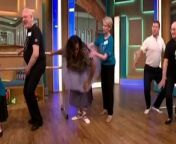 Alison Hammond falls over wearing a tutu during ballet dance session on This MorningThis Morning, ITV