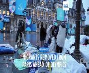 Aid groups fear the move, which included mostly women and children, is the beginning of a broader effort by Paris authorities to clear people out by the summer.