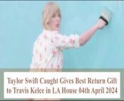 In a heartwarming moment captured on April 4th, 2024, pop singer superstar Taylor Swift showcased her thoughtfulness and affection for her partner, Kansas City Chiefs tight end superstar Travis Kelce. The scene unfolded in their Los Angeles home, where Taylor was caught coloring her personal room with Travis&#39;s favorite color.&#60;br/&#62;&#60;br/&#62;The gesture revealed Taylor&#39;s attentiveness to Travis&#39;s preferences and her desire to create a space that resonated with him. By incorporating Travis Kelce&#39;s favorite color into their living environment, Taylor demonstrated her commitment to their relationship and her effort to make their home a place where both feel comfortable and valued.&#60;br/&#62;&#60;br/&#62;The candid moment provided a glimpse into the intimate moments shared between Taylor Swift and Travis Kelce, showcasing the depth of their connection and the small gestures that contribute to their bond. Taylor&#39;s thoughtful action served as a reminder of the importance of understanding and catering to each other&#39;s likes and dislikes in a relationship.&#60;br/&#62;&#60;br/&#62;For viewers interested in witnessing more heartwarming moments and insights into the lives of Taylor Swift and Travis Kelce, subscribing to our channel is a must. Our channel offers a collection of engaging videos that provide exclusive glimpses into the lives of these beloved celebrities.&#60;br/&#62;&#60;br/&#62;Join us as we continue to bring you captivating content and updates on Taylor Swift and Travis Kelce&#39;s journey together. Subscribe now to stay informed and entertained with the latest news and videos featuring your favorite singer and her beloved partner!