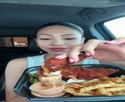 Eating Tenders From Dave's_Asmr Car Sounds from asmr wooyeon
