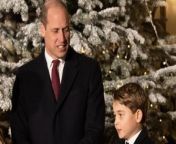 William, Prince of Wales took his son Prince George on an outing to watch his favourite football team Aston Villa compete in the Europa Conference League quarter-final.