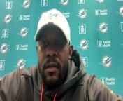 Brian Flores Discusses the Dolphins Running Game from alana flores