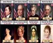US Presidents and their Wives from 12 ladies pee