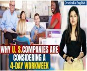 Discover why an increasing number of US companies are exploring the idea of implementing a four-day workweek to address employee burnout and enhance overall well-being. Join us as we delve into the motivations behind this trend and explore how it could reshape the future of work in America. &#60;br/&#62; &#60;br/&#62; &#60;br/&#62;#USNews #USCompanies #USJobs #USCorporateCompanies #4DayWorkWeek #USEmployees #CorporateJobs #USWorkWeek #Oneindia&#60;br/&#62;~HT.178~PR.274~ED.102~CA.145~