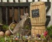 A photographer who built an adorable mouse village with over 150k social media followers has added - a pub, a book shop and Hobbit homes.&#60;br/&#62;&#60;br/&#62;Simon Dell, 50, began making the &#39;mini shire&#39; when he spotted a wild mouse in his back garden. &#60;br/&#62;&#60;br/&#62;Since then, he has attracted more mice to the luxury mouse town - which he has constructed from recycled wood, materials and repurposed trash.&#60;br/&#62;&#60;br/&#62;Simon documents daily village activities across his social media channels (George the Mouse in a log pile house) with an impressive following of over 152k.&#60;br/&#62;&#60;br/&#62;He said: &#92;